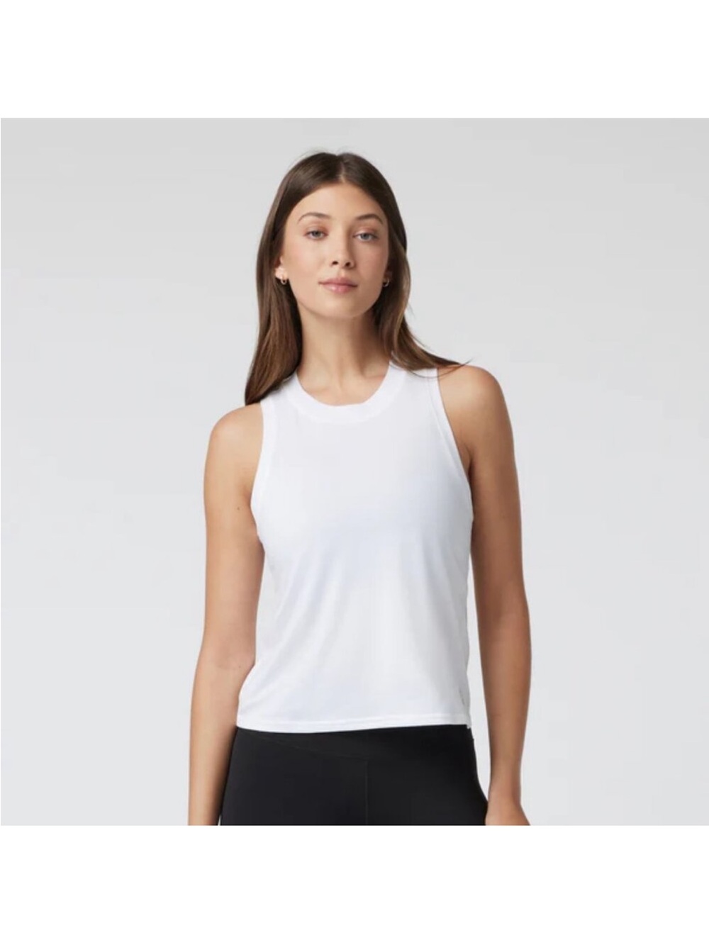 Vuori Energy Top in White Sleeveless Tank - size XS